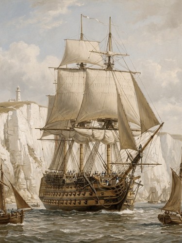 Victory out on - h.m.s,