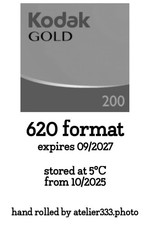 620 Format Kodak Gold 200 Film