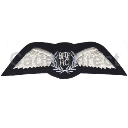 Rafac silver flying badge - rafac,