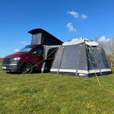 Khyam Tourer Lite Quick Erect Drive Away Awning in Grey/Black