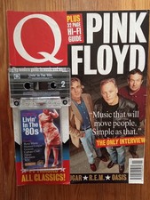 Q MAGAZINE with Tape Nov 94 Pink Floyd Oasis  Bon Jovi Dave Stewart  REM (VG)