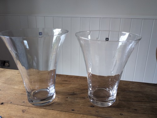 Pair hadeland glass - pair,