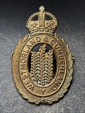Westmorland & Cumberland Yeomanry, British Army Cap Badge.