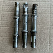 TDC Steel Cottered Bottom Bracket Axles X 3 Used.