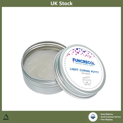 Rapid cure light putty - cure, uv