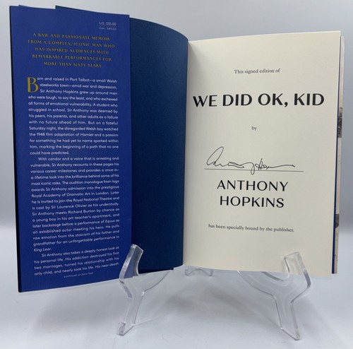 Anthony hopkins signed - anthony,