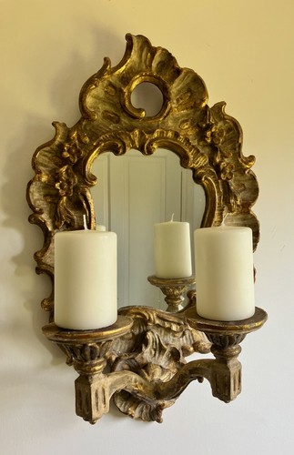 Giltwood baroque rococo mirror - giltwood,