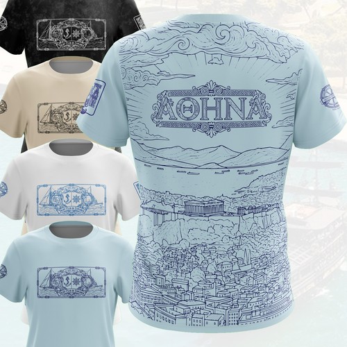 Vintage yachting shirt - vintage, t-shirt