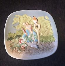 Beswick Beatrix Potter Peter Rabbit Wall Plaque plate 1979-1983