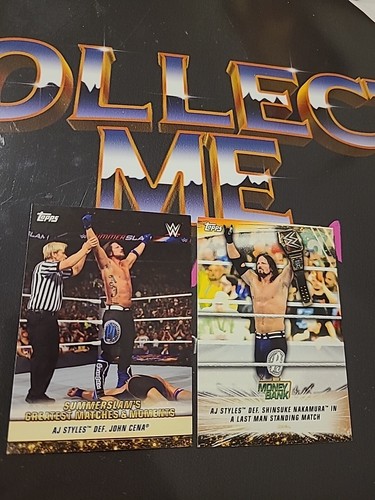 Topps wwe styles summerslam - topps,