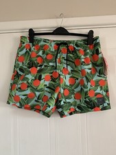 Speedo BNWT Mens Green Orange