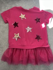 Next Girls T Shirt Dress Pink