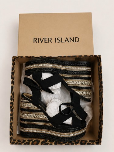 River island black embellished - river,