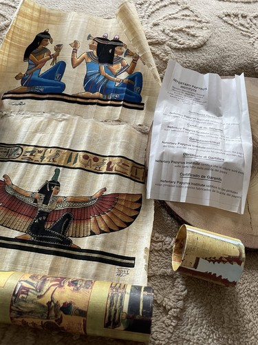 Hand painted egyptian - 2, hand-painted