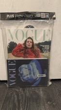 BRITISH Vogue UK Magazine December 2025 Free Vogue Diary 2026 Blue Design New