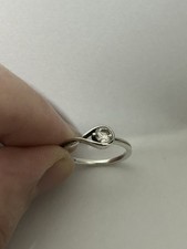 Silver Engagement Ring, Lab