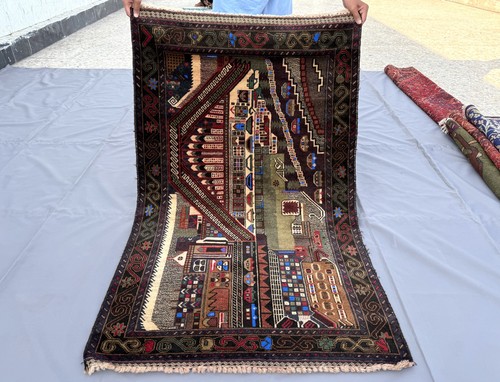 Vintage afghan pictorial - vintage,