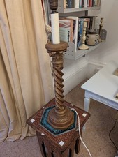 Table lamp giltwood, gothic