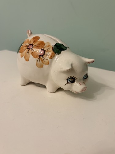 Vintage ceramic pig - pig, ornament