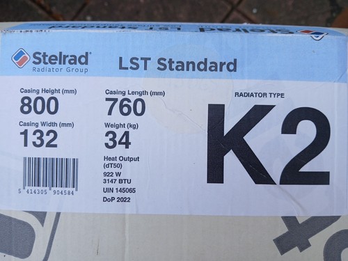 Stelrad radiator 800x760mm - radiator, k2