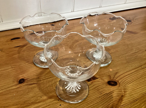 Small vintage fluted - 3, glass