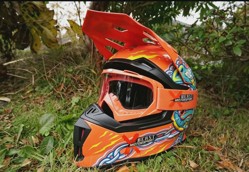 Kids motocross helmet beast - kids,