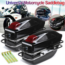 2x Motorcycle Hard Saddlebag