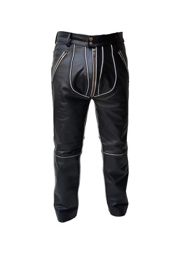 Mens black leather heavy duty - mens,