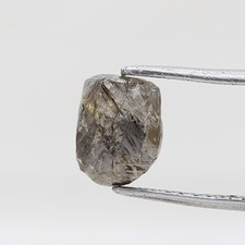 RAW DIAMOND 1.86TCW YELLOWISH BROWN SPARKLING NATURAL OCTAHEDRON SHAPE FOR GIFT