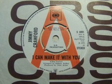 Jimmy Crawford – I Can Make It With You 1970 Demo 7” CBS S 4891
