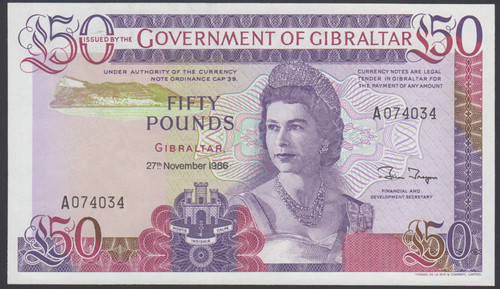 Gibraltar pounds 1986 - gibraltar,