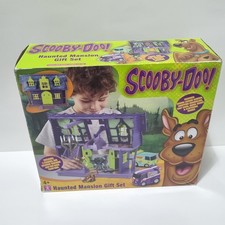 Scooby Doo Haunted Mansion & 2 Vehicles Playset boxed with extras