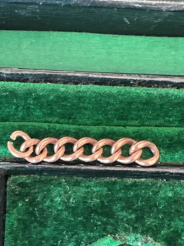 Antique rose gold links watch - rose,