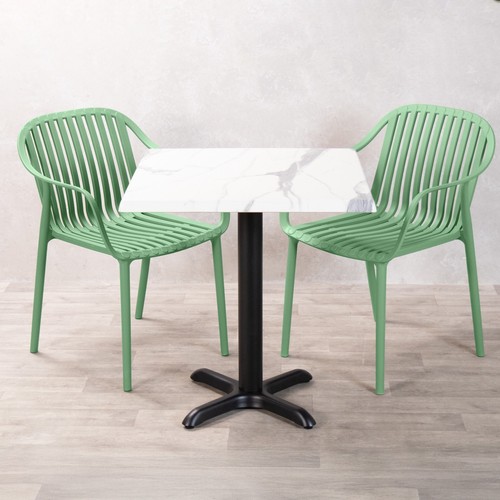 Outdoor restaurant table set - table,
