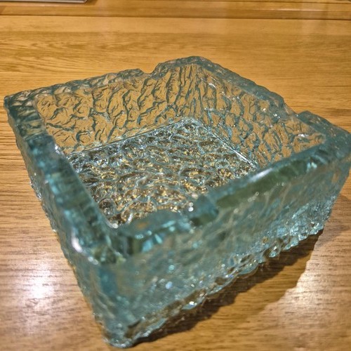 Glass ashtray whitefriars - glass, or