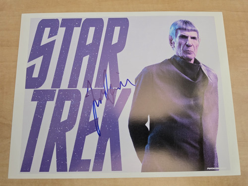 Leonard nimoy signed star trek - leonard,