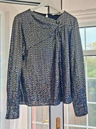 Zara silver sequin - silver,