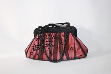 Coast Womens Handbag Bag Small Black Pink Goth Gothic