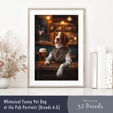 Smartly Dressed Dog at the Pub