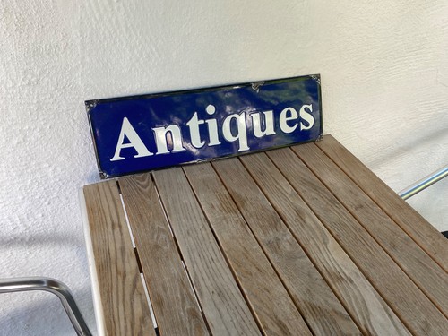 Antiques shop display - shop, enamel