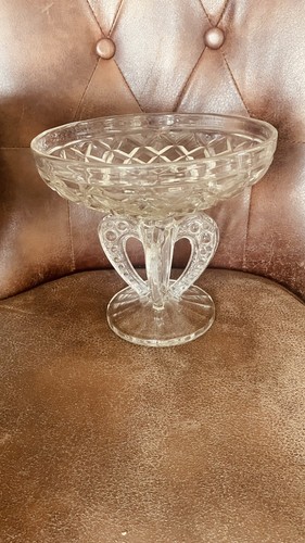 Pedestal compote bowl 1930s - bowl,