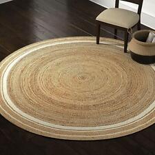 Rug Round Beige Design 100%