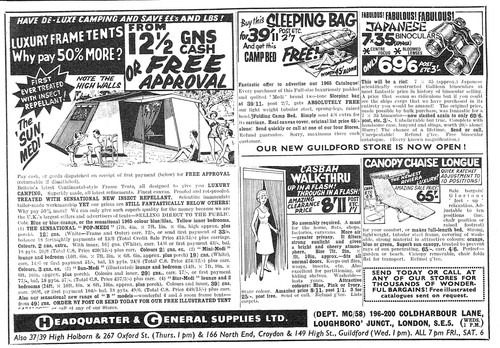 1965 advert for g - 1965, supplies