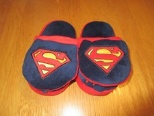 Stompeez style superman slippers size UK 10 -12