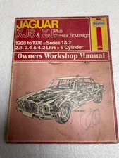 HAYNES JAGUAR XJ6 1968-76 OWNERS WORKSHOP MANUAL 205 PAGES