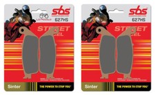 4 Front Brake Pads SBS 627 HS
