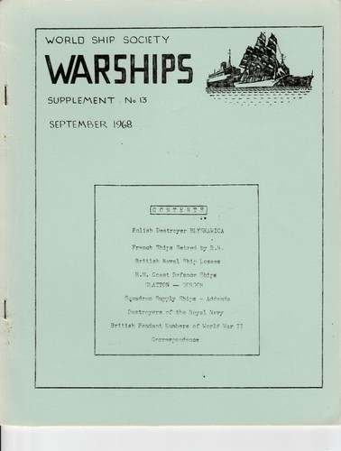 World ship society warships - ship,