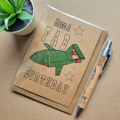 Thunderbirds birthday card - thunderbirds,