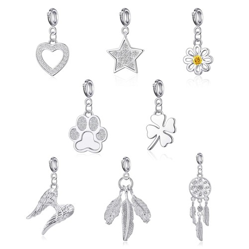 Clip charms created with - charms,