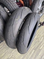 Pirelli Supercorsa 160/60 SC2 + 120/70 SC1 tyres